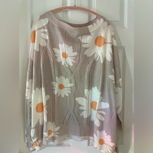 Mod Daisy Sweater